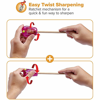 Bostitch Twist-N-Sharp Pencil Sharpener (BOSPS1ADJ)