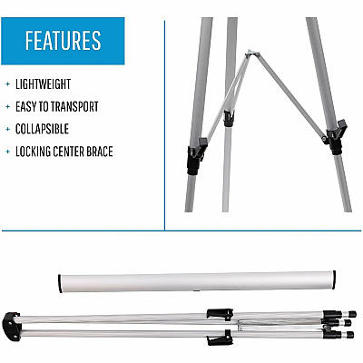 MasterVision 3-leg Display Easel (BVCFLX09102MV)