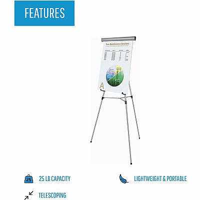 MasterVision 3-leg Display Easel (BVCFLX09102MV)