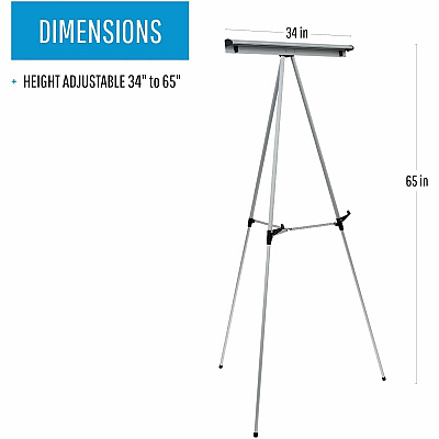 MasterVision 3-leg Display Easel (BVCFLX09102MV)