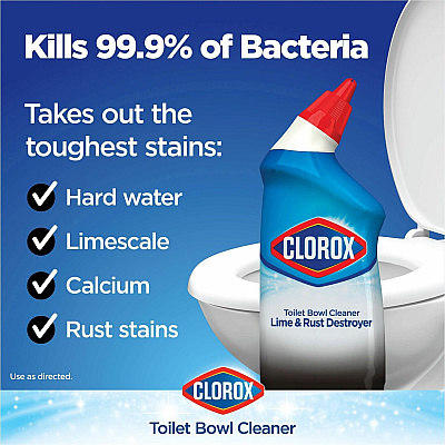 Clorox Toilet Bowl Cleaner Lime & Rust Destroyer (CLO00275)