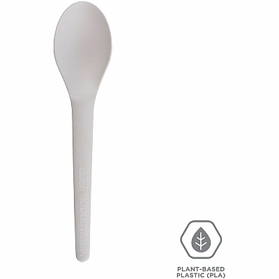 Eco-Products 6" Plantware High-heat Spoons (ECOEPS013)