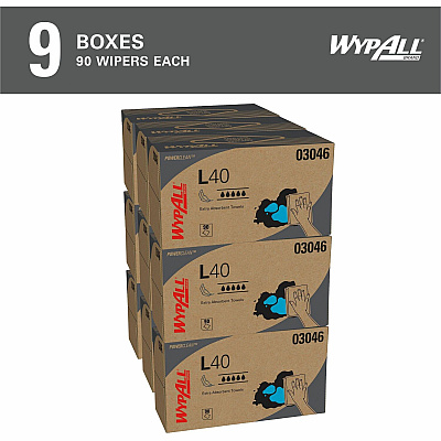 Wypall Power Clean L40 Extra Absorbent Towels (KCC03046)