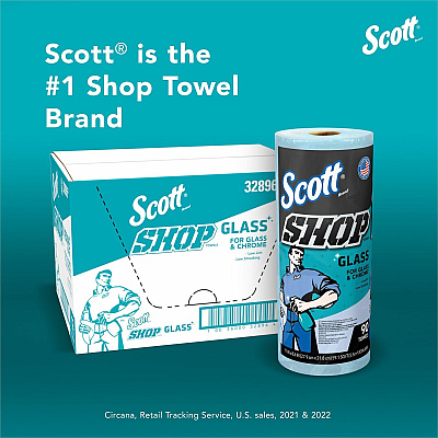 Scott Glass Cleaning Shop Towels (KCC32896)