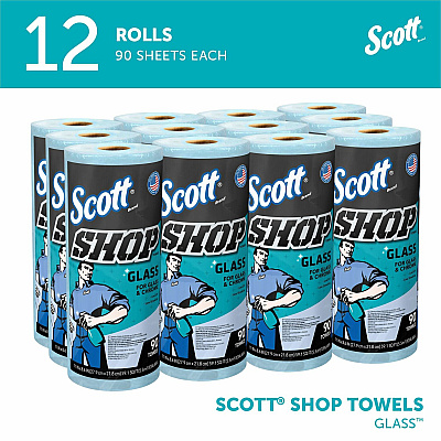 Scott Glass Cleaning Shop Towels (KCC32896)