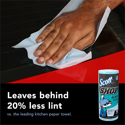 Scott Glass Cleaning Shop Towels (KCC32896)