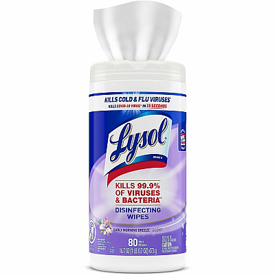 LYSOL Early Morning Breeze Disinfecting Wipes (RAC89347)