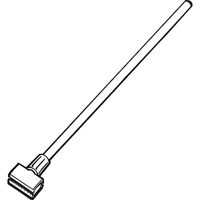 Rubbermaid Commercial Gripper 60" Vinyl/Aluminum Wet Mop Handle (RCPH236000000)