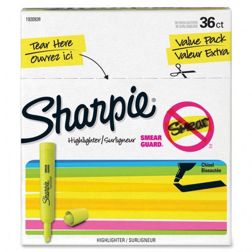 Sharpie SmearGuard Tank Style Highlighters (1920938)