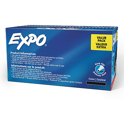 EXPO Low-Odor Dry-erase Fine Tip Markers (SAN1921062)