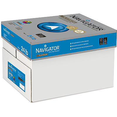 Navigator Platinum Superior Productivity Multipurpose Paper - Silky Touch - Bright White (SNANPL1724)