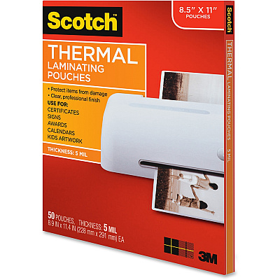 Scotch Thermal Laminating Pouches (MMMTP585450)