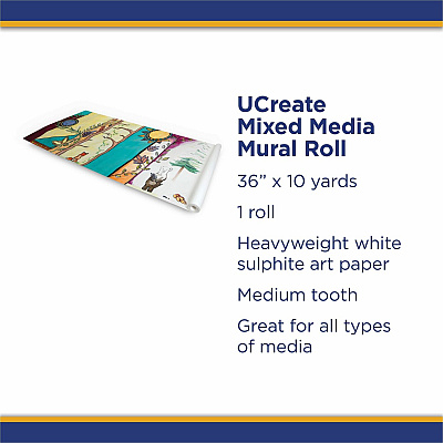 UCreate Mixed Media Paper Roll (PAC4845)