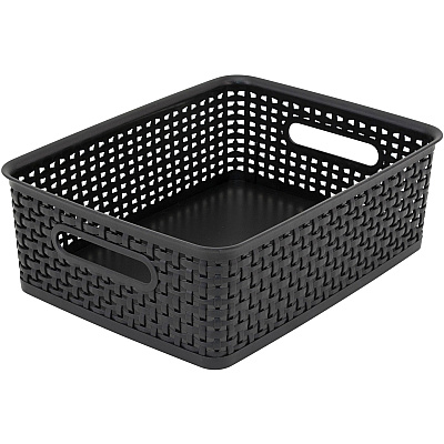 Advantus Plastic Weave Bins (AVT40327)