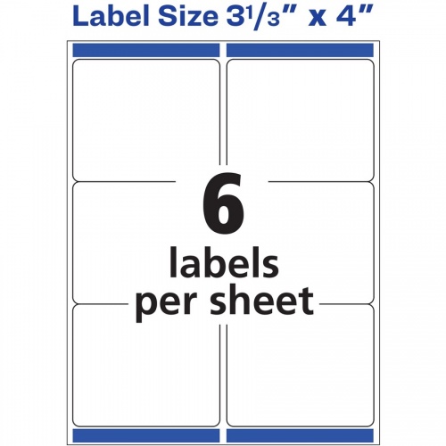 Avery Shipping Labels - Sure Feed Technology (95905)