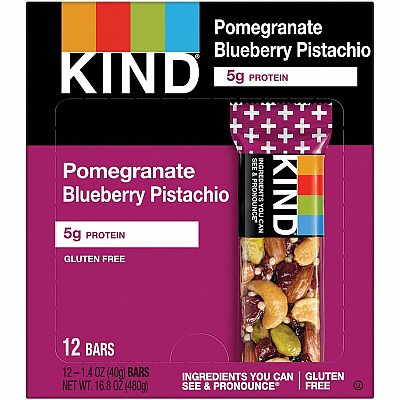 KIND Pomegranate Blueberry Pistachio Nut Bars (KND17221)