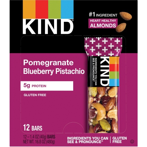 KIND Pomegranate Blueberry Pistachio Nut Bars (17221)