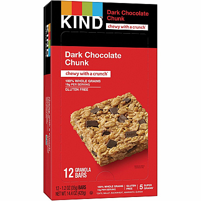 KIND Dark Chocolate Chunk Healthy Grains Bars (KND18082)