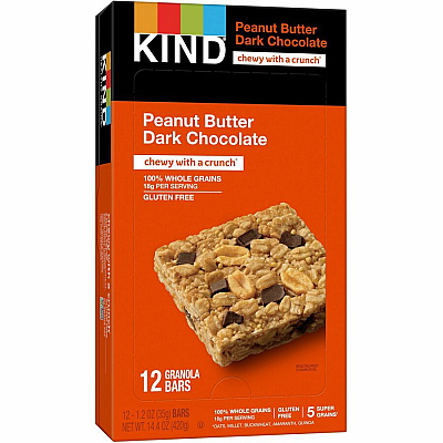 KIND Healthy Grain Peanut Butter Dark Chocolate 15ct (KND18083)