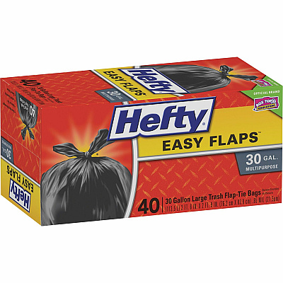 Hefty Easy Flaps 30-gallon Large Trash Bags (RFPE27744)