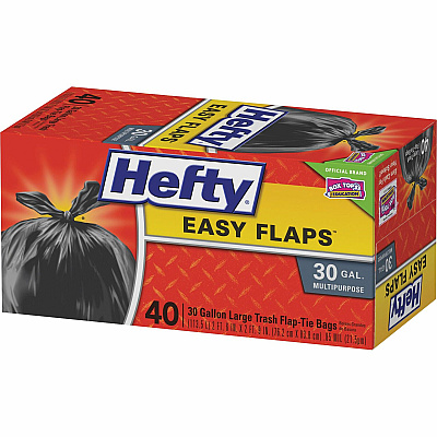 Hefty Easy Flaps 30-gallon Large Trash Bags (RFPE27744)