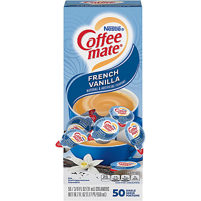 Coffee-mate Coffee-mate French Vanilla Liquid Creamer Singles - Gluten-Free (NES35170CT)