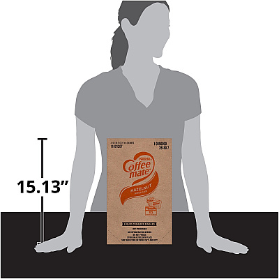 Coffee-mate Coffee-mate Hazelnut Liquid Coffee Creamer Singles - Gluten-Free (NES35180CT)