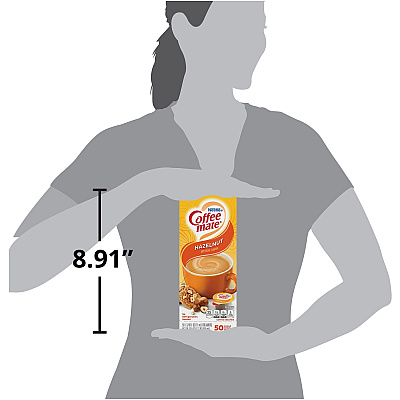Coffee-mate Coffee-mate Hazelnut Liquid Coffee Creamer Singles - Gluten-Free (NES35180CT)