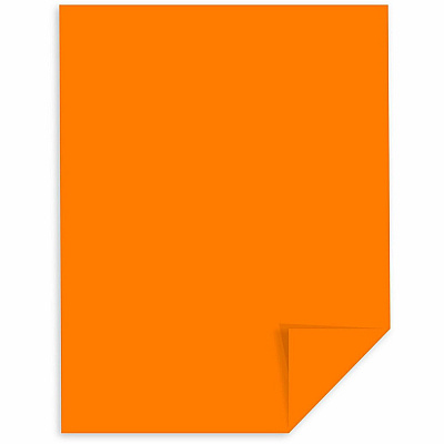Exact Brights Smooth Colored Paper - Orange (WAU26721)
