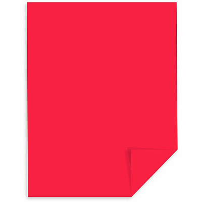 Exact Brights Smooth Colored Paper - Red (WAU26751)