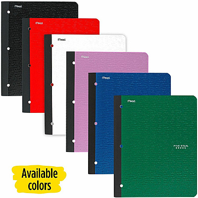 Five Star 11" 1-subject Wireless Notebook (MEA09294)