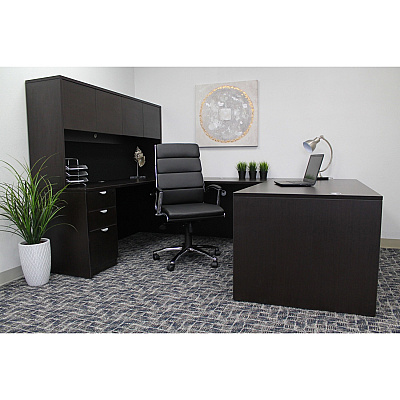 BOSS Contemporary Executive Highback In Caressoft Plus (B9471BK)