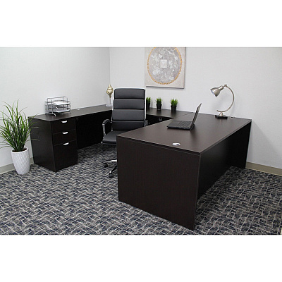 BOSS Contemporary Executive Highback In Caressoft Plus (B9471BK)
