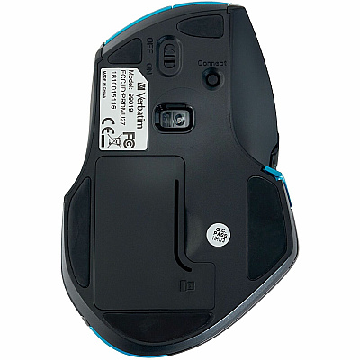 Verbatim Wireless Desktop 8-Button Deluxe Blue LED Mouse - Blue (99019)