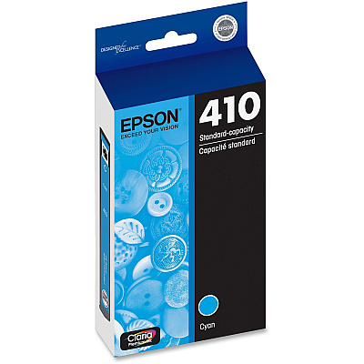 Epson Claria 410 Original Inkjet Ink Cartridge - Cyan - 1 Each (EPST410220S)