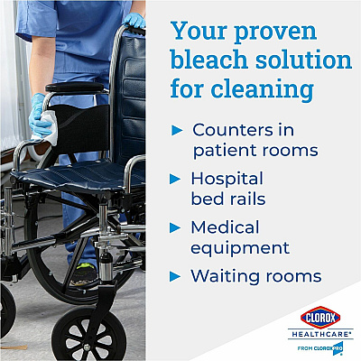 Clorox Healthcare Bleach Germicidal Wipes Refill (CLO30359CT)