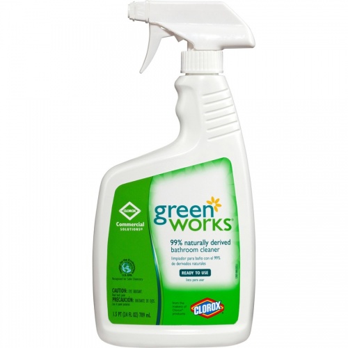 Clorox Commercial Solutions Green Works Bathroom Cleaner Spray (00452CT)