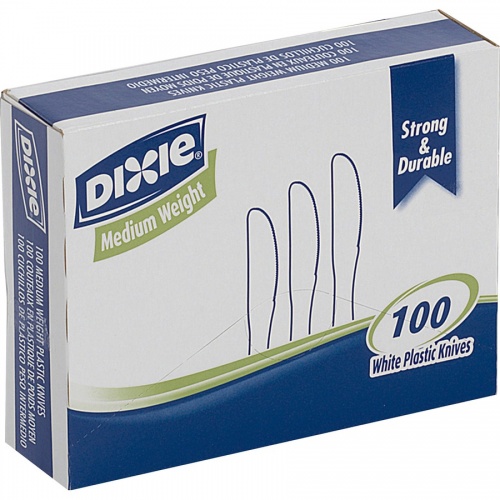 Dixie Medium-weight Disposable Knives Grab-N-Go by GP Pro (KM207CT)