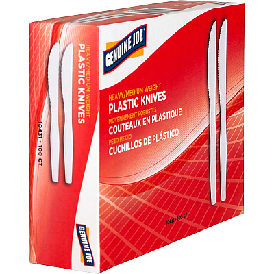 Genuine Joe Heavyweight Disposable Knives (GJO10431CT)