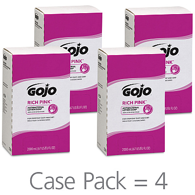 GOJO Rich Pink Antibacterial Lotion Soap Refill (GOJ722004CT)