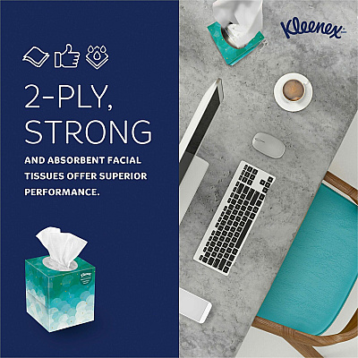 Kleenex Professional Facial Tissue Cube for Business (KCC21271CT)
