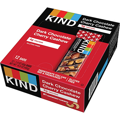 KIND Dark Chocolate Cherry Cashew Nut Bars (KND17250)