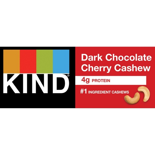 KIND Dark Chocolate Cherry Cashew Nut Bars (17250)