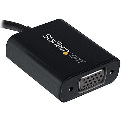 StarTech Usb-c To Vga Adapter - Usb Type-c To Vga Video Converter - Usb 3.1 Type-c To Vga Video Adapter - Usb 2.0 Type-c To Vga Video Converter (CDP2VGA)