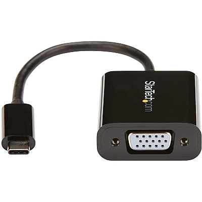 StarTech Usb-c To Vga Adapter - Usb Type-c To Vga Video Converter - Usb 3.1 Type-c To Vga Video Adapter - Usb 2.0 Type-c To Vga Video Converter (CDP2VGA)