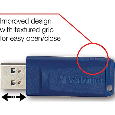 Verbatim 32GB Store 'n' Go USB Flash Drive - 2pk - Blue, Green (99124)