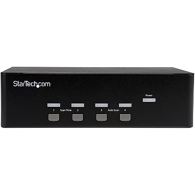 StarTech 4-port Kvm Switch W/ Dual Vga - Usb 2.0 (SV431DVGAU2A)