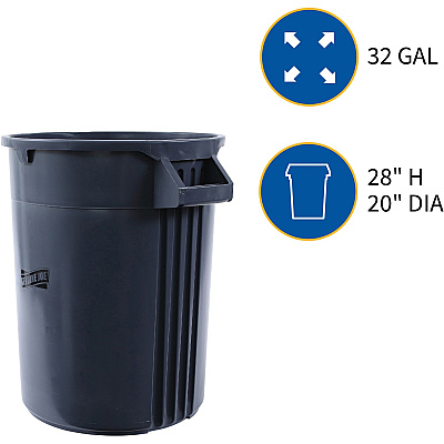 Genuine Joe Heavy-Duty Trash Container (GJO60463CT)