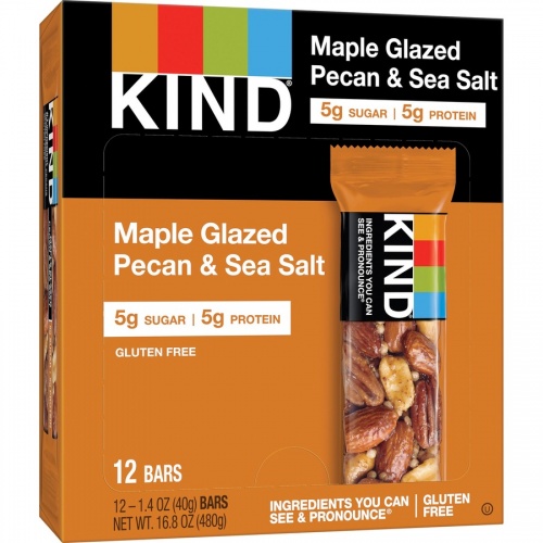 KIND Maple Glazed Pecan & Sea Salt Nut Bars (17930)
