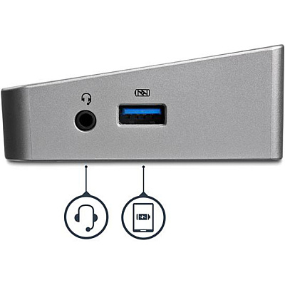 StarTech Docking Station - Triple Monitor Usb 3.0 (USB3DOCKH2DP)